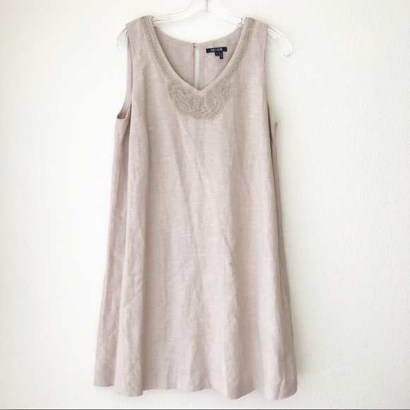 NIC+ZOE Womens Embellished Neck Shift dress - Picture 5 of 12